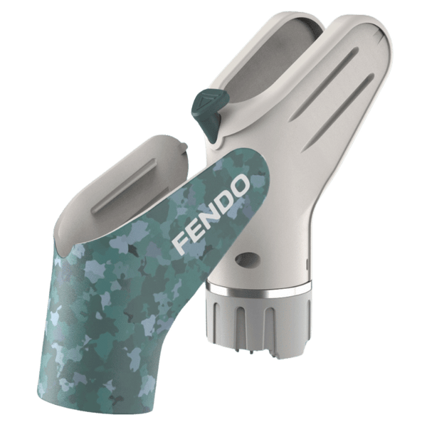 Fendo product with camouflage design floating