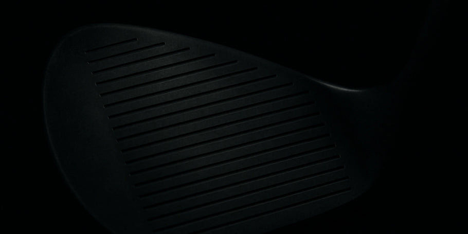 Dark wedge against a black background